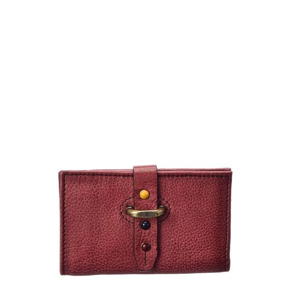 Frye Handbags - Frye Alessi Studded Small Leather Wallet, Red